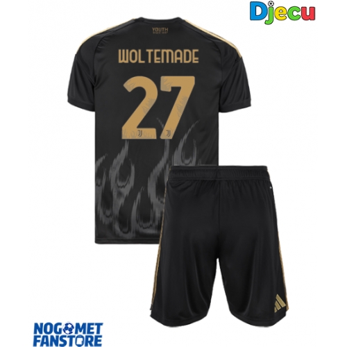Juventus Nick Woltemade #27 Rezervni Dres za djecu 2026-27 Kratak Rukav (+ Kratke hlače)